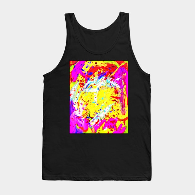 Hippie shirt Tank Top by Joelartdesigns